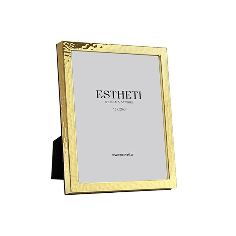 ESTHETI home Κορνίζα Μεταλλική Χρυσή 15x20cm 815-00189